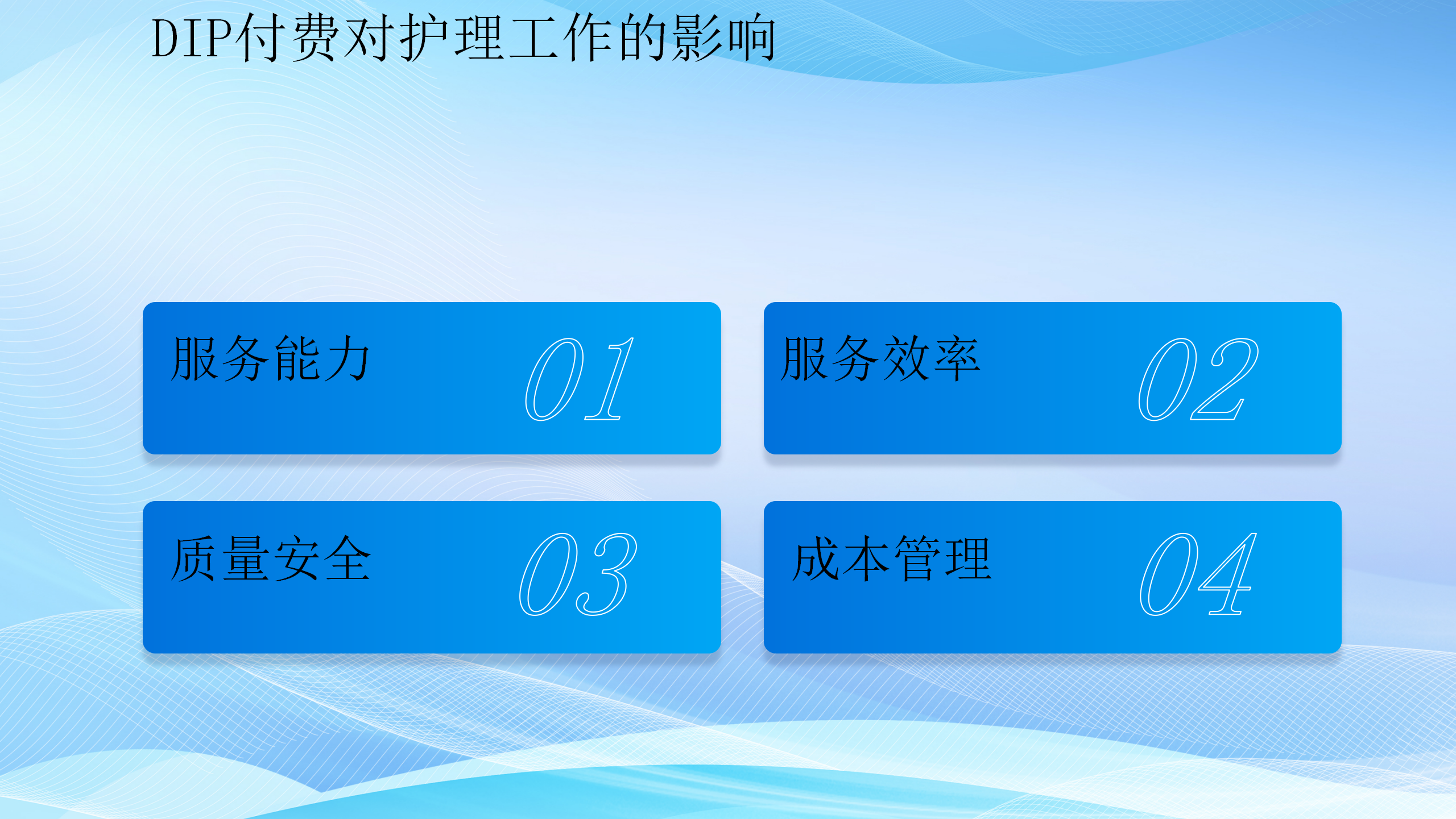 DIP付费模式对眼科病护理工作的影响及应对措施-沧州市眼科医院-代丽华