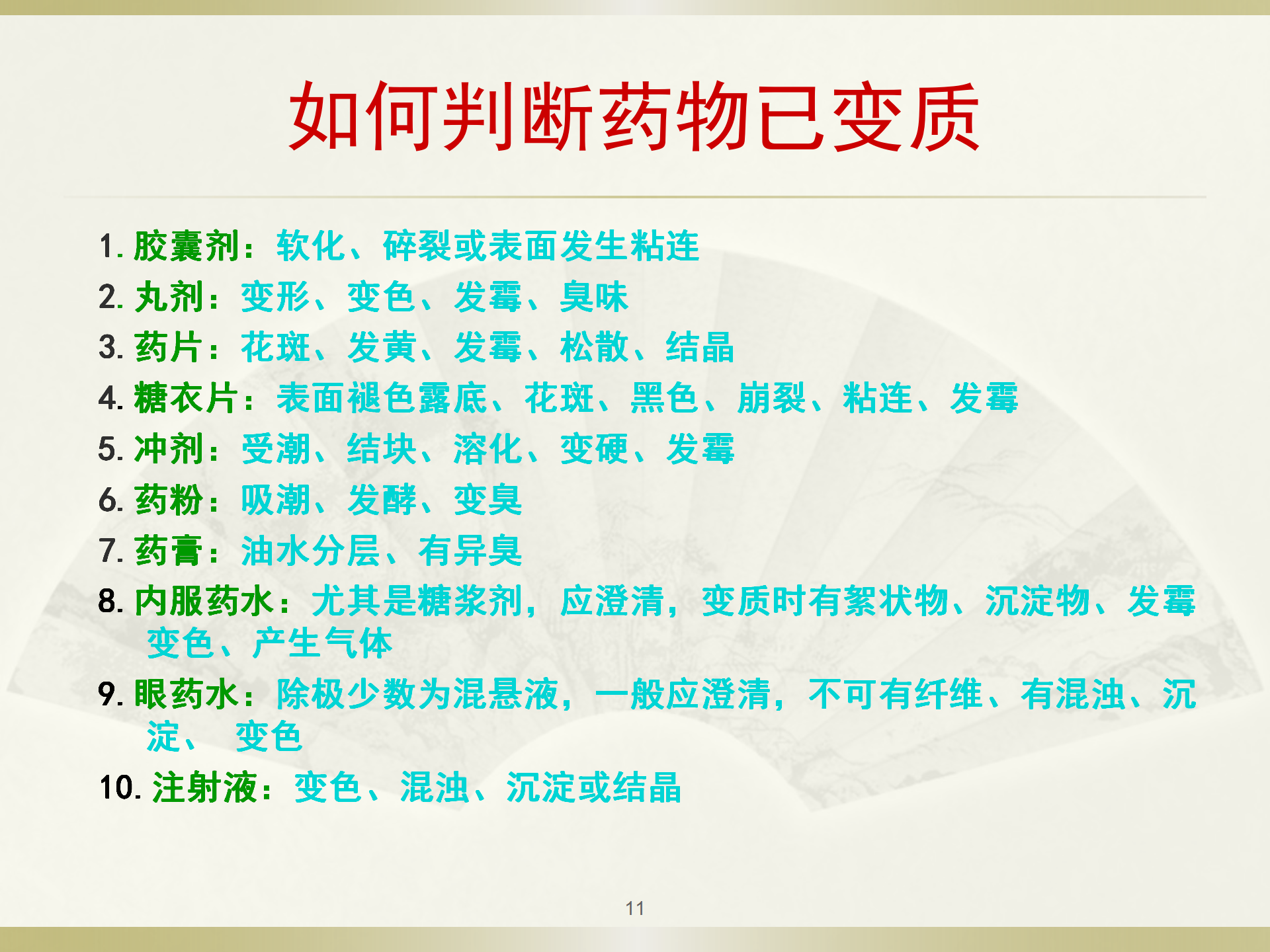 给药基本知识-沧州市眼科医院-程福荣