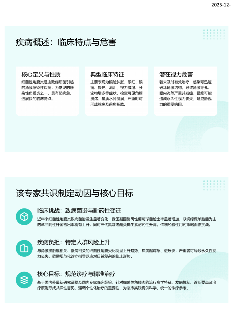 中国细菌性角膜炎诊断与治疗专家共识（2025年）解读-沧州市眼科医院-杨立东