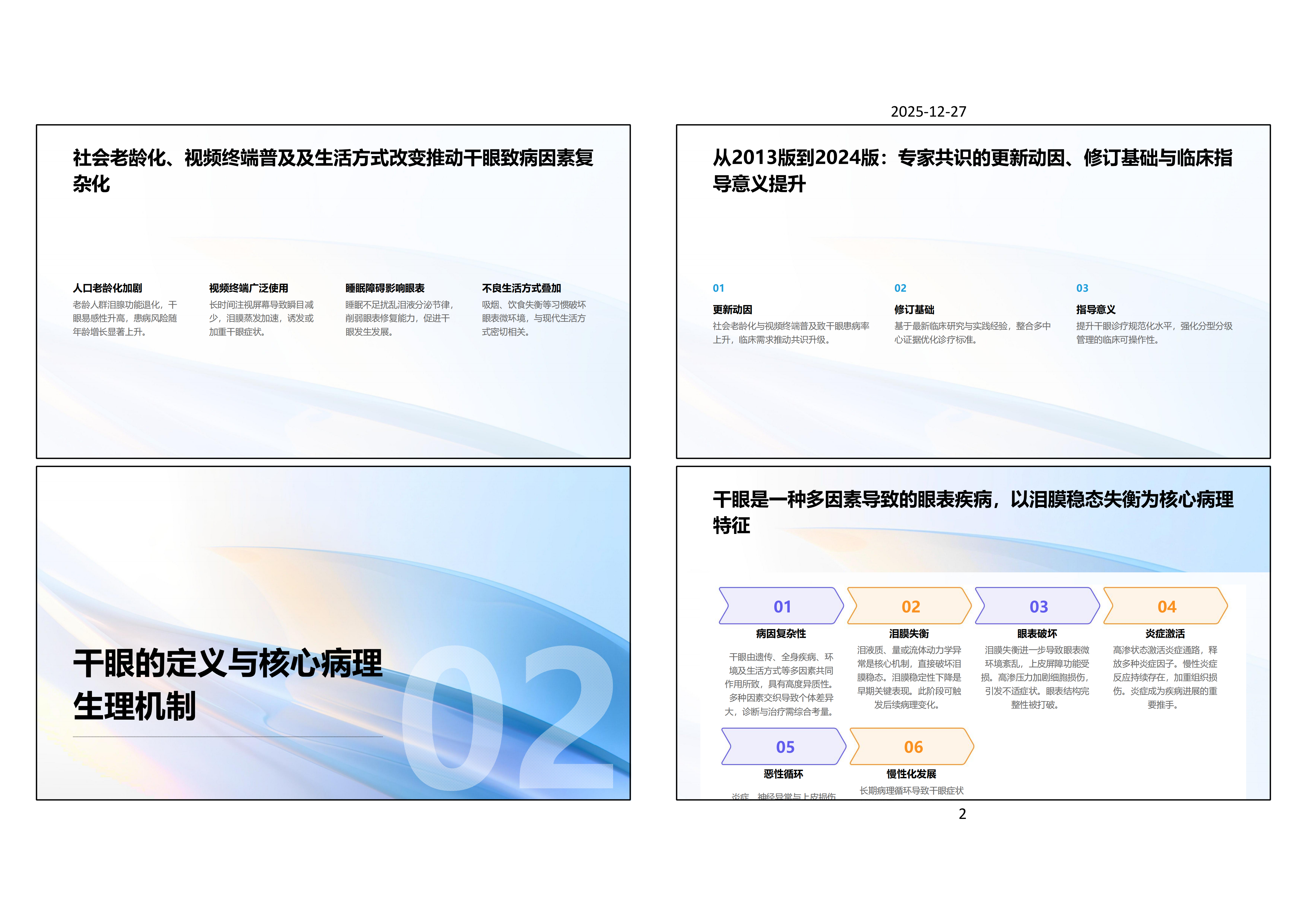 中国干眼临床诊疗专家共识（2024年）核心内容解析